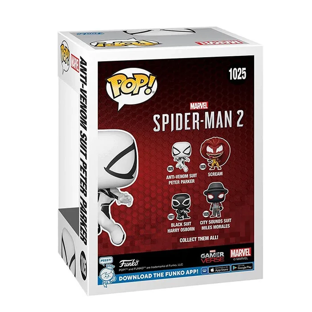 Funko Pop! Marvel Spider man 2 Anti Venom Suit Peter Parker