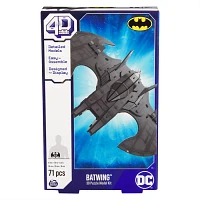 Spin Master 4D Build DC Batman Batwing 3D Puzzle 71 Pieces