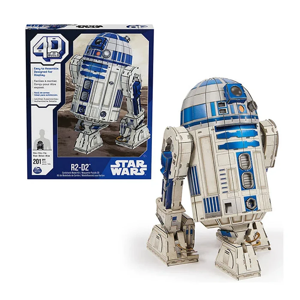 Spin Master 4D Build Star Wars R2D2 3D Puzzle 201 Pieces