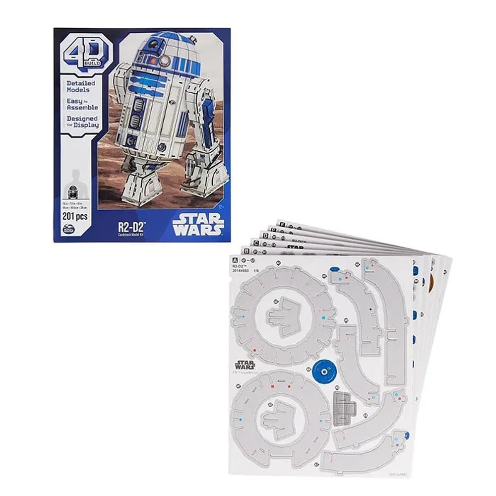 Spin Master 4D Build Star Wars R2D2 3D Puzzle 201 Pieces