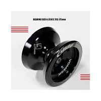 Yomega Glide Pro Level Aluminum Metal Unresponsive Yoyo Black