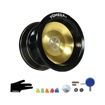 Yomega Pro x2 Pro Level Aluminum Yoyo Black and Gold