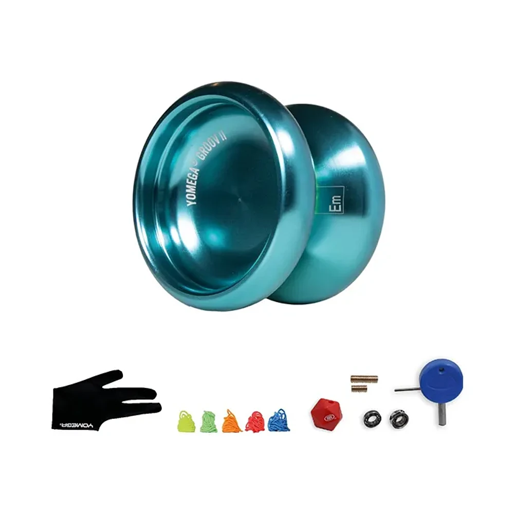 Yomega Groov II Pro Level Aluminum Yoyo Teal