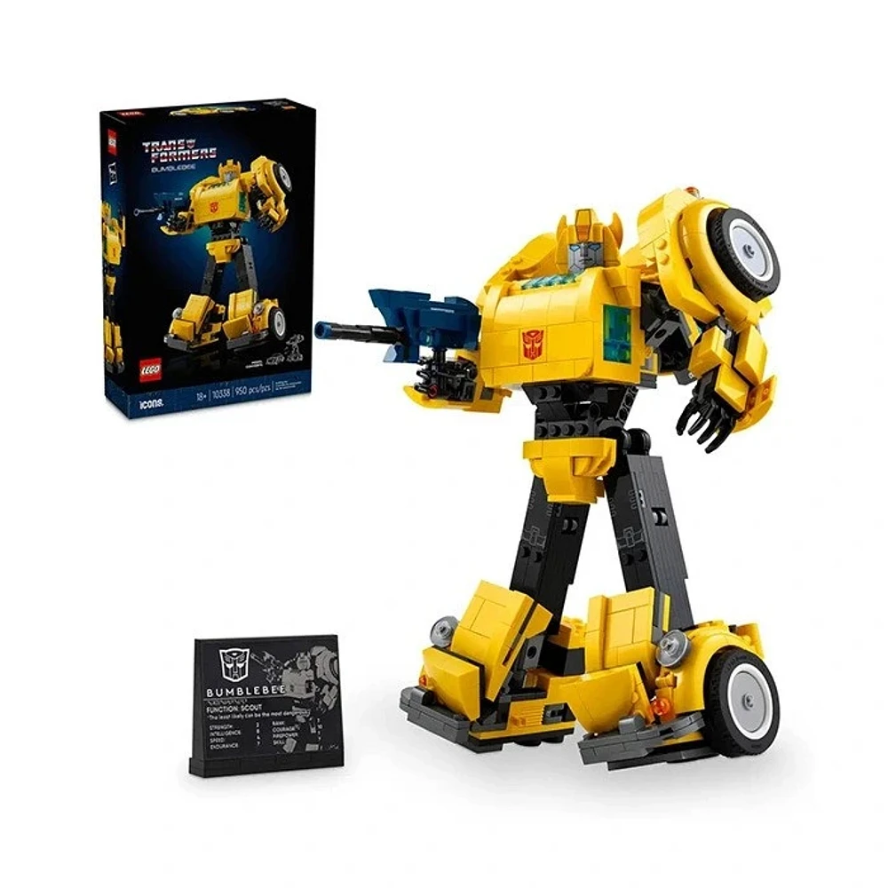 LEGO Icons Transformers Bumblebee 950 Pieces