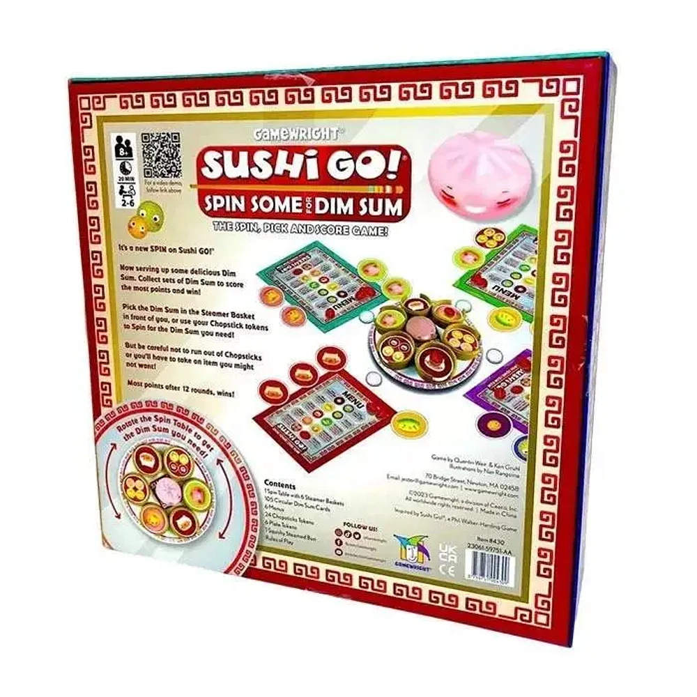 Sushi Go Spin Some For Dim Sum Board Game