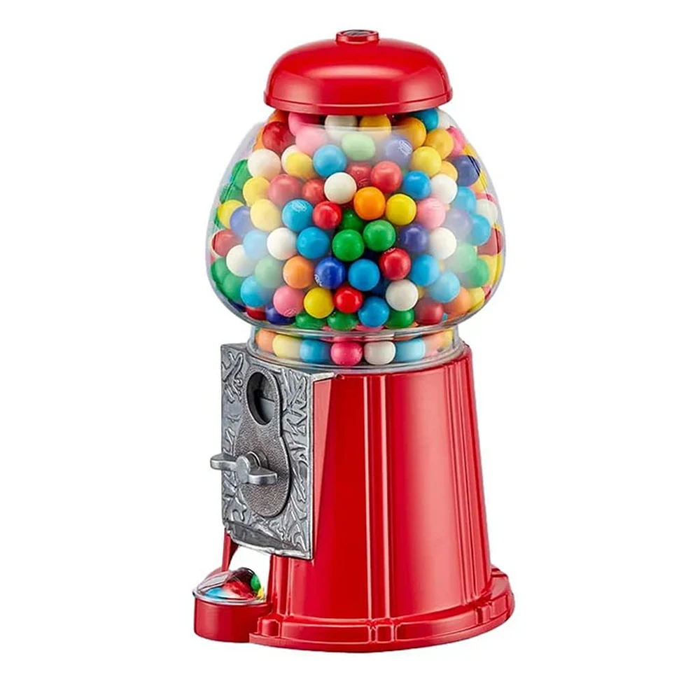 Tradeopia Old Fashioned Gumball Machine Metal Cast 12 Inch