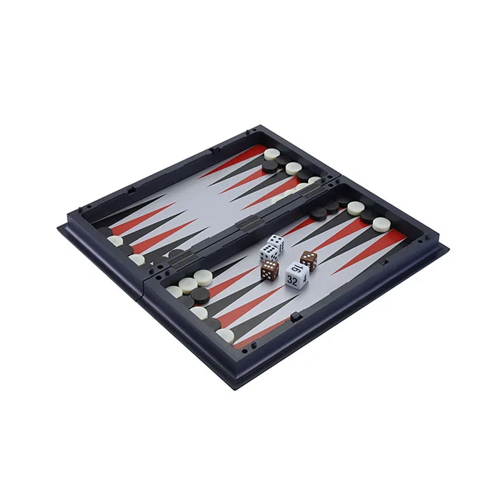 Tradeopia 3 In 1 Magnetic Chess Set Folding 12.5 Inch