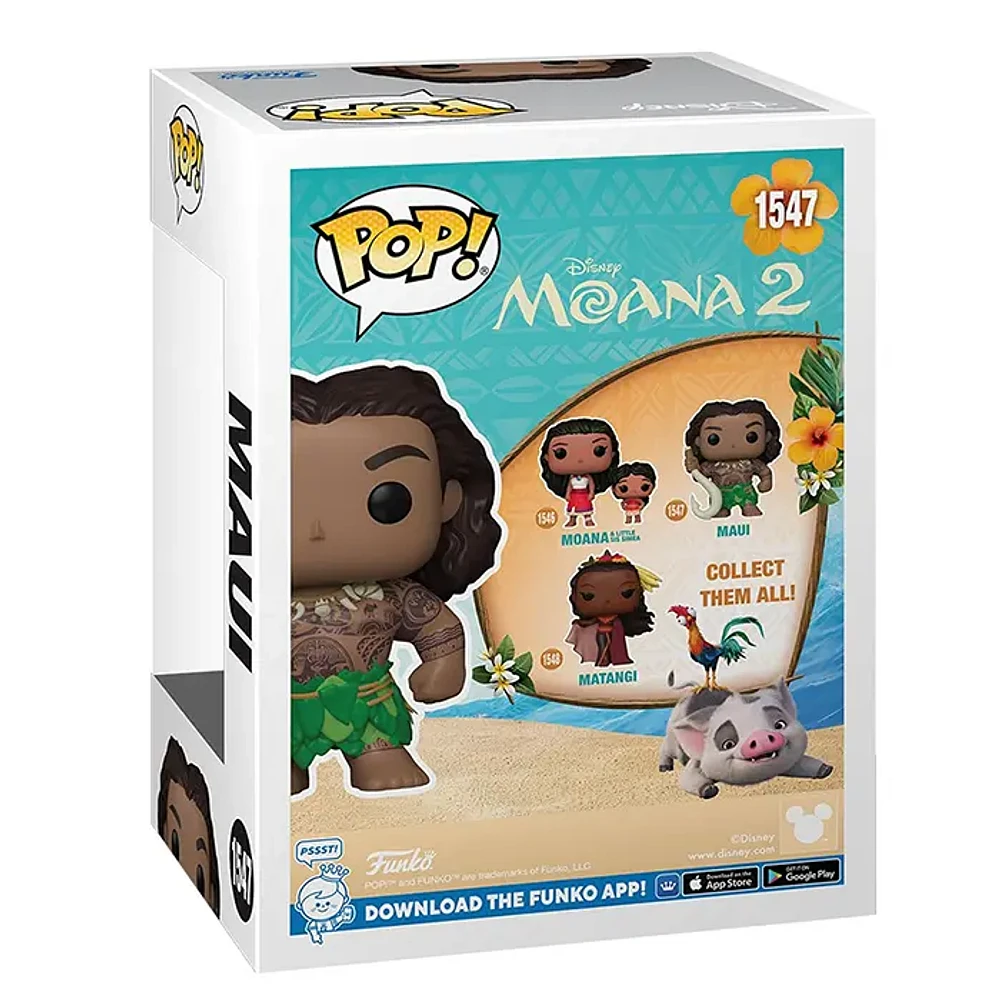 Funko Pop! Disney Moana 2 Maui With Fish Hook