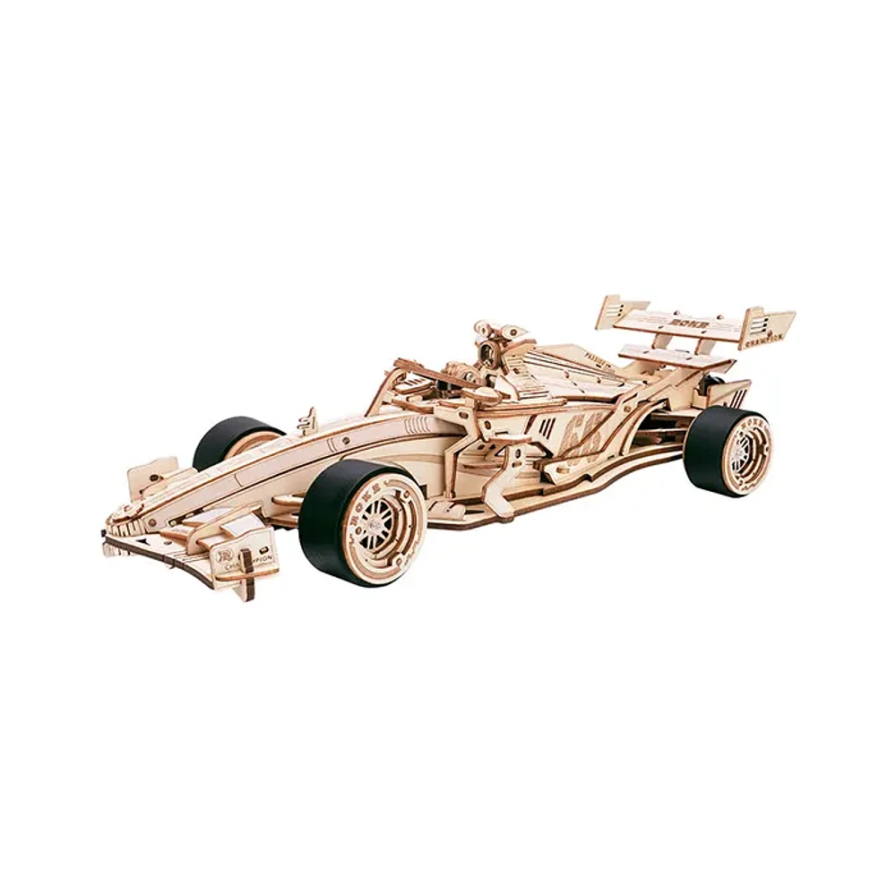 Robotime 3D Wooden Puzzle DIY Racing Car Mechanical Model Kit