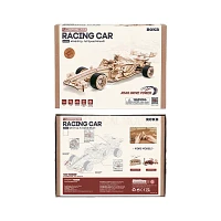 Robotime 3D Wooden Puzzle DIY Racing Car Mechanical Model Kit