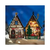 Robotime 3D Wooden Puzzle DIY Twinkling Christmas House