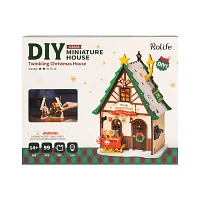 Robotime 3D Wooden Puzzle DIY Twinkling Christmas House