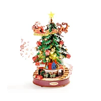 Robotime 3D Wooden Puzzle DIY Christmas Melody Tree Music Dreamer