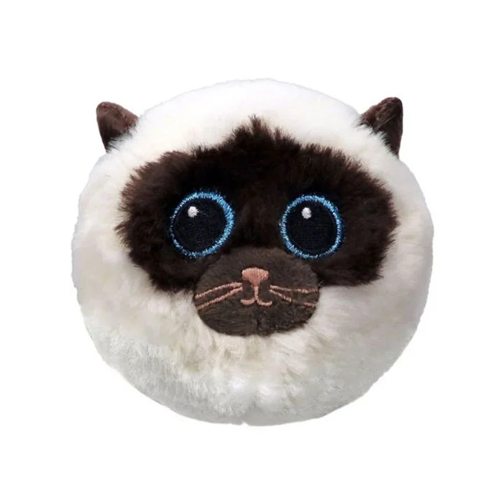 TY Beanie Bouncers Sammy Siamese Cat Plush 4 Inch