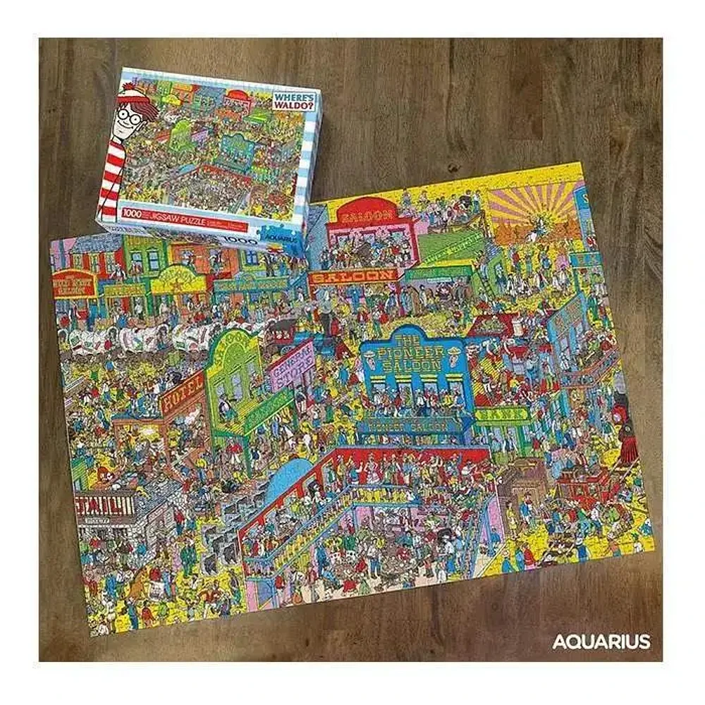 Where’s Waldo Wild West Jigsaw Puzzle 1000 Pieces