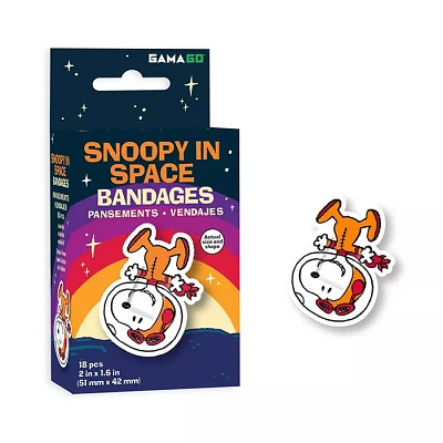 Gamago Snoopy In Space Bandages 18 Pieces