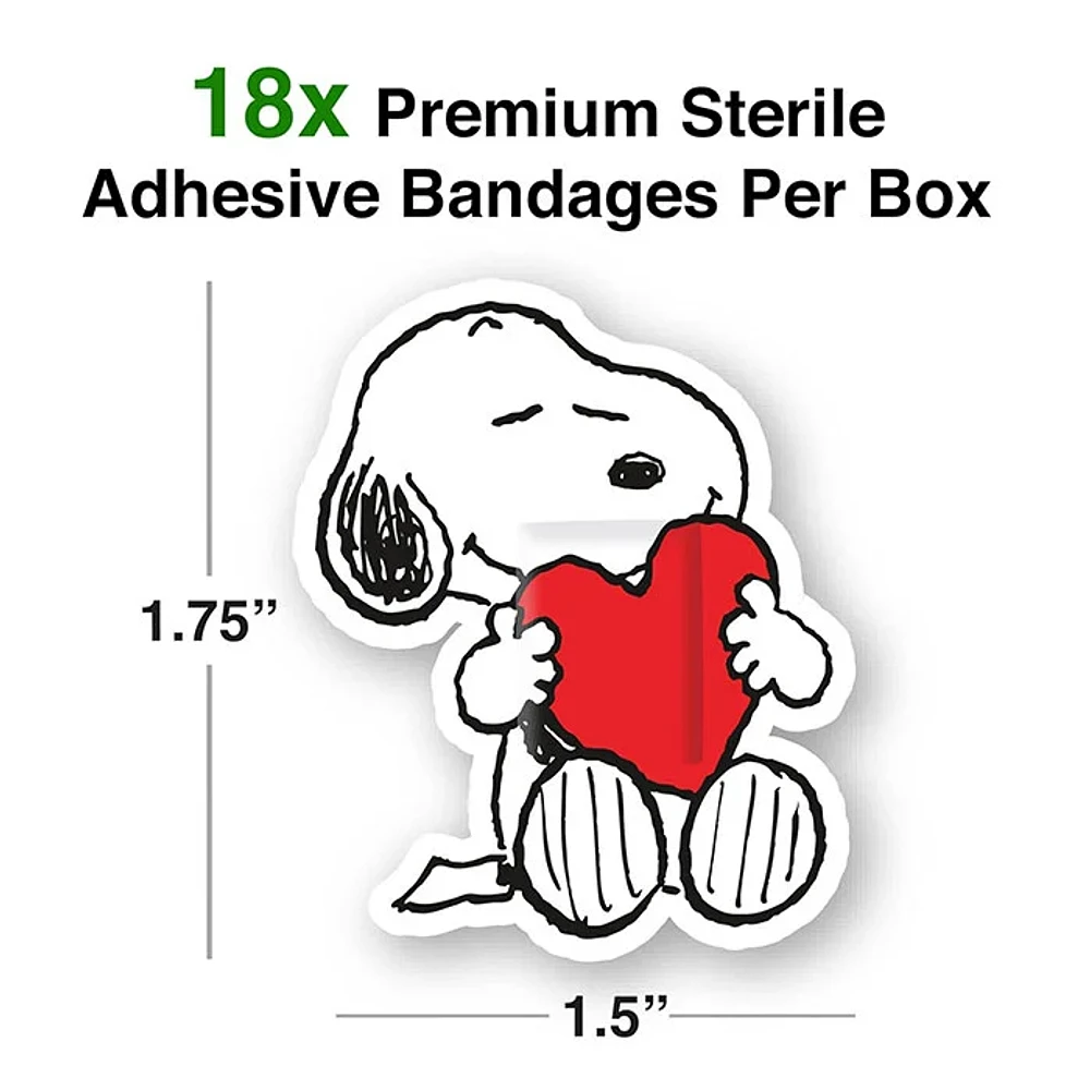 Gamago Snoopy Bandages 18 Pieces