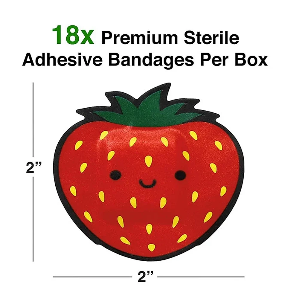 Gamago Strawberry Bandages 18 Pieces