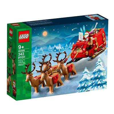 LEGO Santa’s Sleigh Christmas Toy Set 343 Pieces