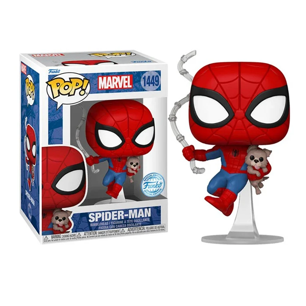 Funko Pop! Marvel Spider-Man With Sandwich The Dog