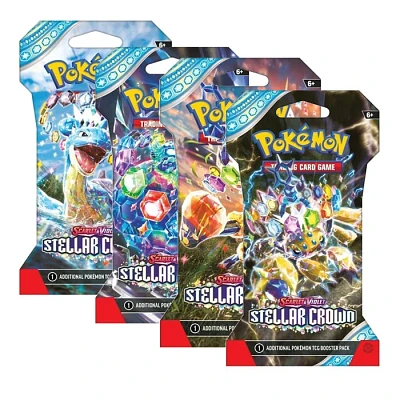 Pokemon TCG Scarlet And Violet Stellar Crown Sleeved Blister