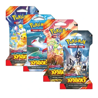 Pokemon TCG Scarlet And Violet Surging Sparks Sleeved Blister