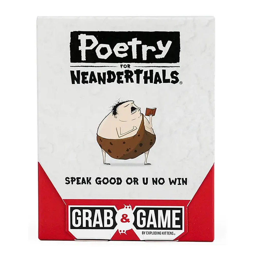 Exploding Kittens Poetry For Neanderthals Grab And Game