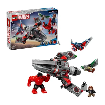 LEGO Marvel Captain America Vs Red Hulk Battle 223 Pieces