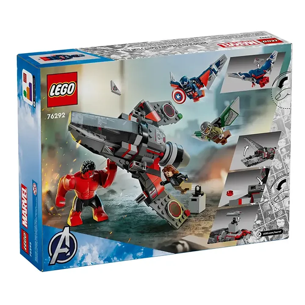 LEGO Marvel Captain America Vs Red Hulk Battle 223 Pieces