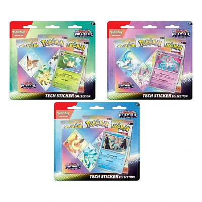 Pokemon SV8.5 Prismatic Evolutions Tech Sticker Collection Assortment Random Pick