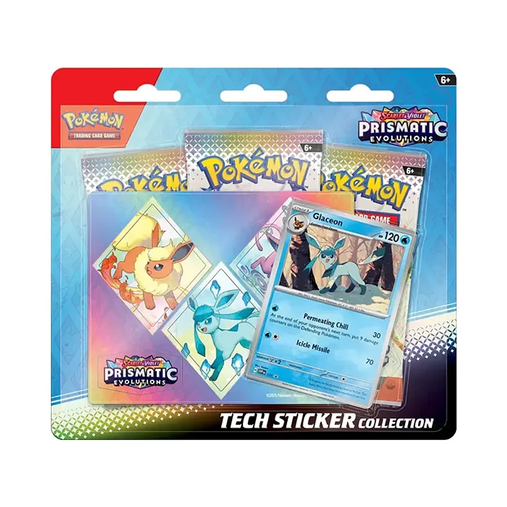 Pokemon SV8.5 Prismatic Evolutions Tech Sticker Collection