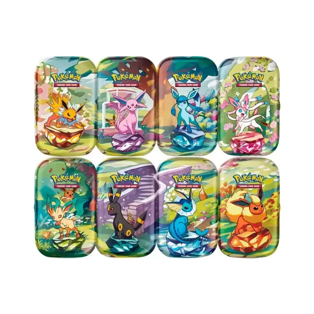 Pokemon SV08.5 Prismatic Evolutions Mini Tins (8 Pack)