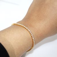 Tennis Bracelet Yellow Gold