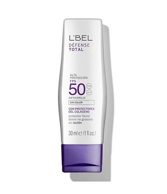 Défense Total Protector Solar Facial sin Color