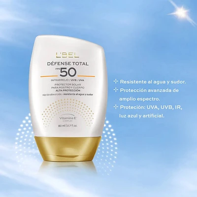 Défense Total Protector Solar para Rostro y Cuerpo