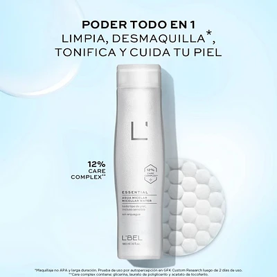 Essential Agua Micelar Limpiadora y Tónica