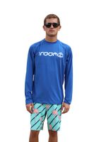 "The Room" Men's Long Sleeve Rashguards - XLARGE MUSTARD/TEAL