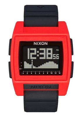 Nixon "Base Tide Pro" watch l 4 colors  - Red Black 