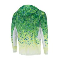 Pelagic "Exo-Tech" Hooded Fishing Shirt | Green Dorado