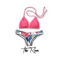 The Room "Hallows Morning" Bikini Bottom - Small WHT/FLOWER