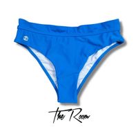 The Room Women's High-Rise Bikini Bottoms - Large / Blue