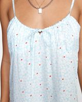 RVCA Women's  "Sky Blue" Wildflower tank dress