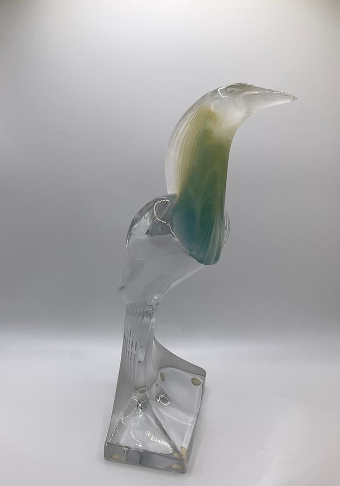 Escultura Cristal Pájaro Daum