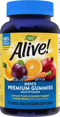 Alive Men's Gummy Multivitamin (75 Gummies)