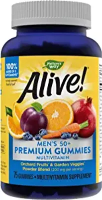 Alive Men's 50+ Gummies (75 Gummies)