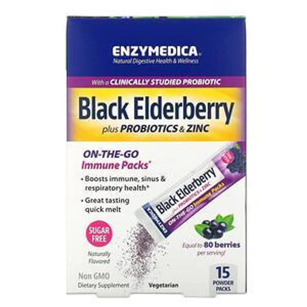 Black Elderberry Probiotics & Zinc (15 Packs)