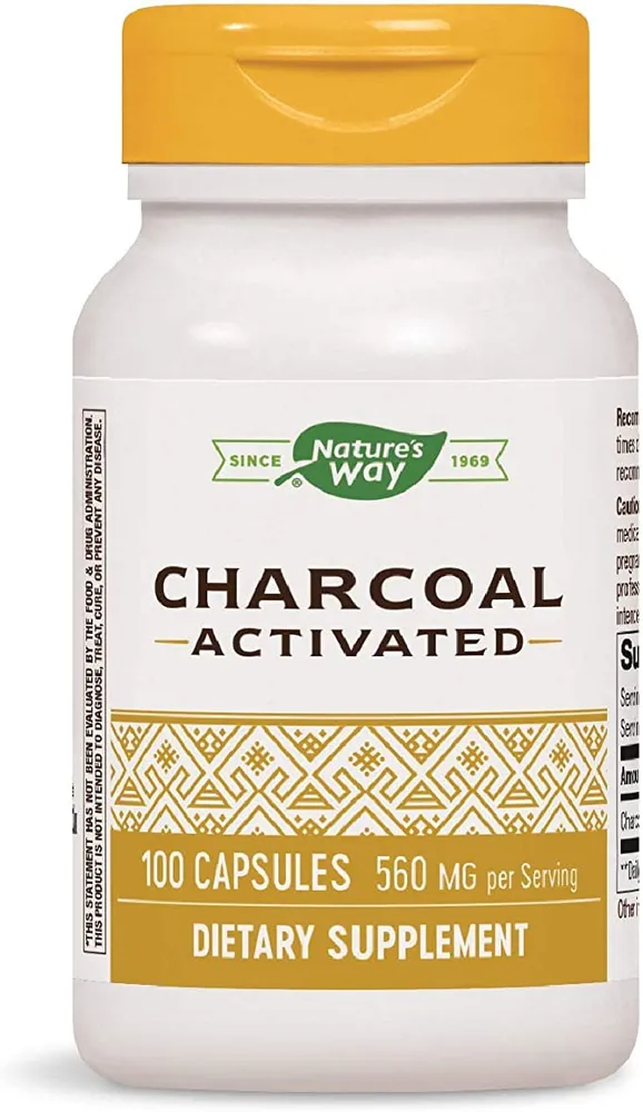 Activated Charcoal 560mg (100 Caps)