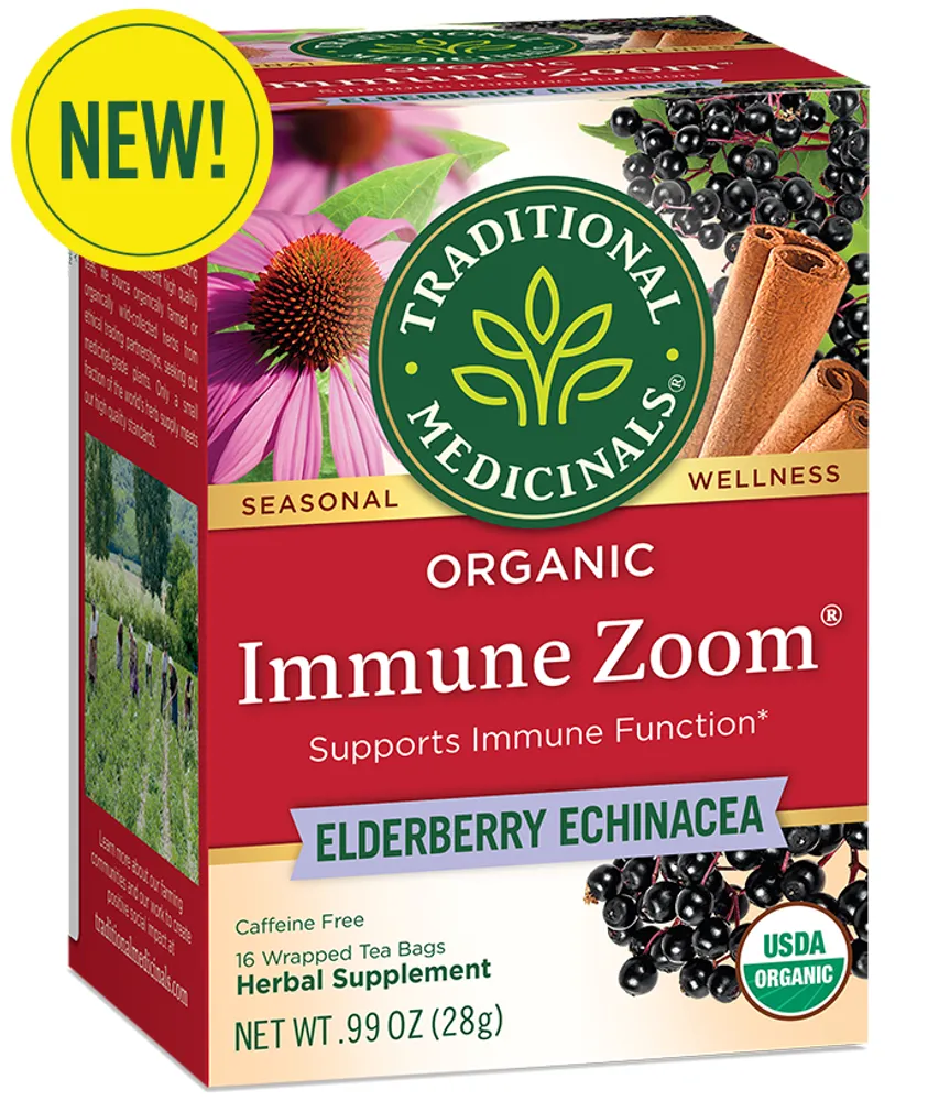 Immune Zoom Elderberry Echinacea Tea