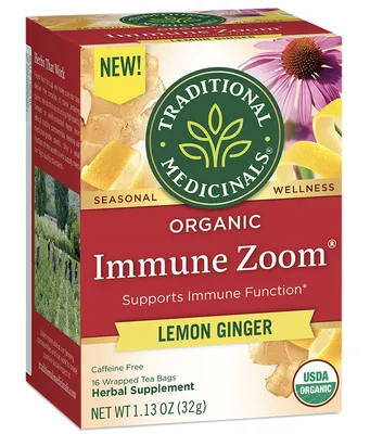 Immune Zoom Lemon Ginger Tea