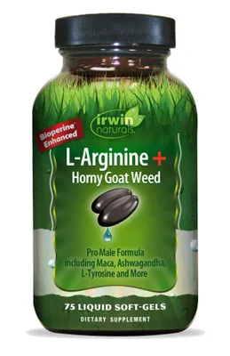 L-Arginine + Horny Goat Weed (75 Softgels)